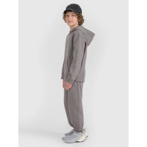 Bluza dresowa rozpinana z kapturem chłopięca 4F 4FJRAW25TSWSM2488-22S