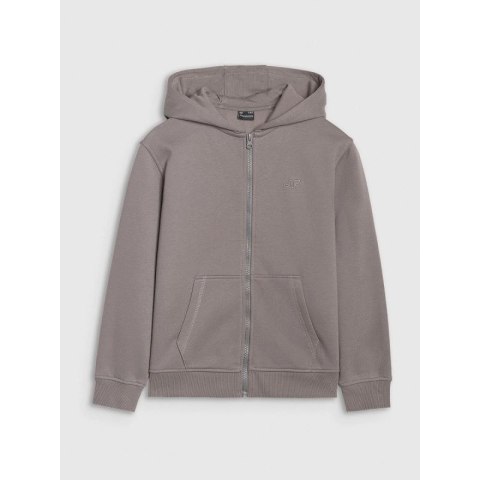 Bluza dresowa rozpinana z kapturem chłopięca 4F 4FJRAW25TSWSM2488-22S