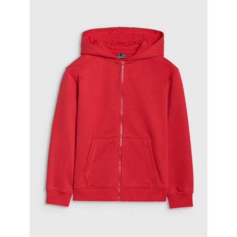Bluza dresowa rozpinana z kapturem chłopięca 4F 4FJRAW25TSWSM2488-62S