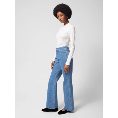 Jeansy flare z rozszerzanymi nogawkami damskie Outhorn OTHWSS24TTROF726-33S