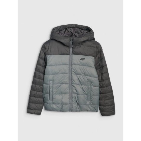Kurtka puchowa z wypełnieniem syntetycznym chłopięca 4F 4FJRAW25TDJAM0770-25S