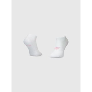 Skarpetki casual przed kostkę dziewczęce (ZESTAW 3 szt.) 4F 4FJWMM00USOCF496-93S