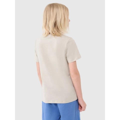 T-shirt chłopięcy bawełniany 4F 4FJWSS25TTSHM2186-12S