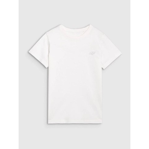 T-shirt regular gładki (ZESTAW 2 szt.) dziecięcy 4F 4FJRAW25TTSHU3157-93S