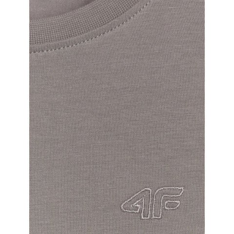 T-shirt regular gładki chłopięcy 4F 4FJRAW25TTSHM3260-22S
