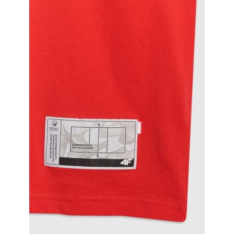 T-shirt regular z nadrukiem siatkarskim męski 4F 4FRAW25TTSHM3319-62S