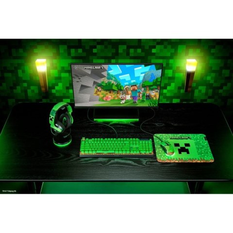 Zestaw słuchawkowy Razer Gaming Kraken V4 X przewodowe nauszne z mikrofonem edycja Minecraft