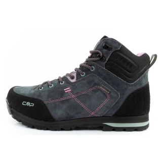 CMP Alcor buty damskie trekkingowe skóra trwałe wodoodporne za kostkę szare