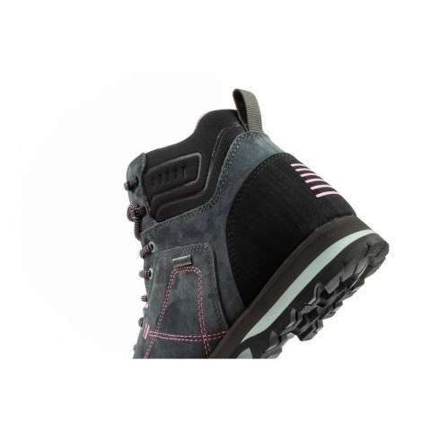 CMP Alcor buty damskie trekkingowe skóra trwałe wodoodporne za kostkę szare