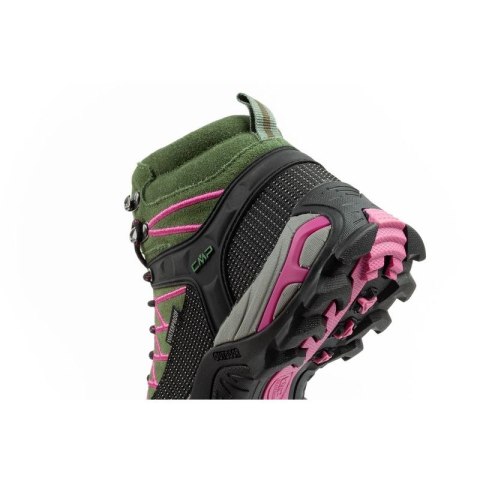 CMP Rigel buty damskie trekkingowe skóra trwałe wodoodporne za kostkę zielone
