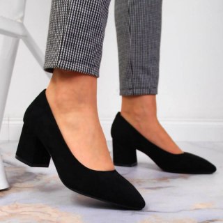 Czółenka na obcasie Sergio Leone W SK358A czarne