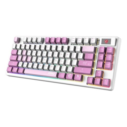 Klawiatura gamingowa VIOLET US/FORGE GK600 TKL W VIOLET MSI