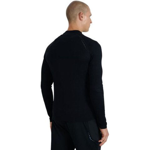 Koszulka męska longsleeve 4F M417 głęboka czerń 4FWAW25TFLOM417 20S