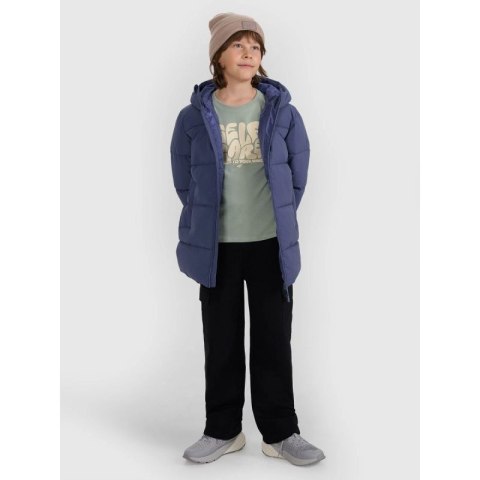 Kurtka puchowa z wypełnieniem syntetycznym chłopięca 4F 4FJRAW25TDJAM0805-32S