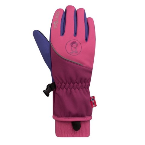 Rękawice softshell Trollkids Kids Trolltunga Glove dla chłopca/dziewczynki (931-240)