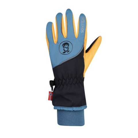 Rękawice softshell Trollkids Kids Trolltunga Glove dla chłopca/dziewczynki (931-620)
