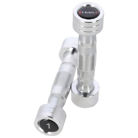 Komplet hantli chromowanych HMS