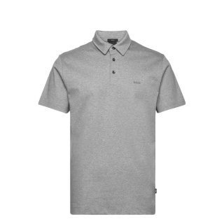 Koszulka Polo męska BOSS Palosh 30 Silver slim fit szara (50471335-041)