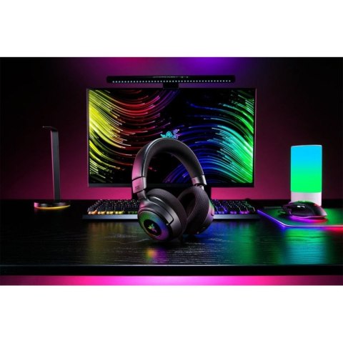 Razer Kraken V4 Zestaw słuchawkowy Bezprzewodowy Opaska na głowę Gaming USB Typu-A Bluetooth Czarny