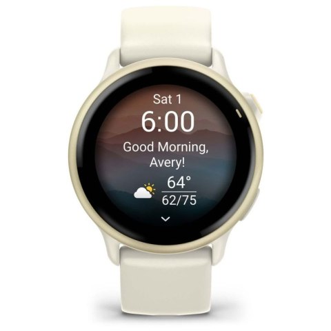 Zegarek Garmin Vivoactive 6 42mm Bone/Lunar Gold