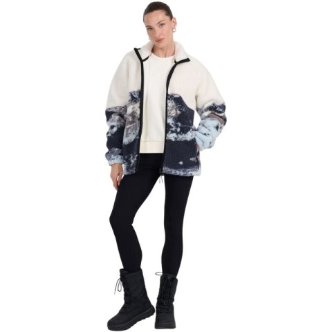 Bluza polarowa 4F U351 multikolor allover 4FWAW25TFLEU351 90A