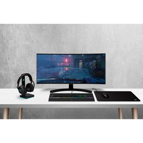 Korsarz | Gumowa kopuła | K55 RGB PRO | Klawiatura do gier | Klawiatura do gier | Światło LED RGB | Stany Zjednoczone | Przewodo