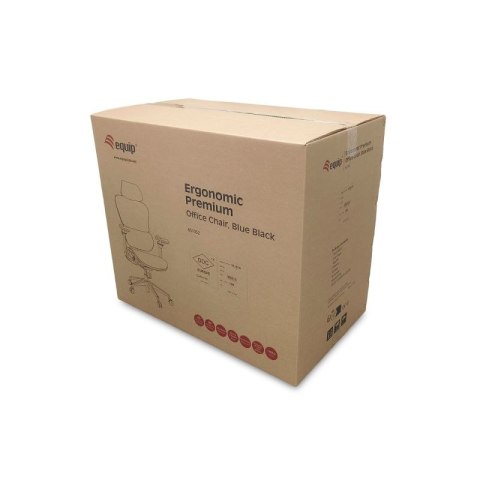 Wyposażenie Ergonomiczne Krzesło Biurowe + Zagłówek/Podłokietniki Szare Lite Sprzedaż Detaliczna