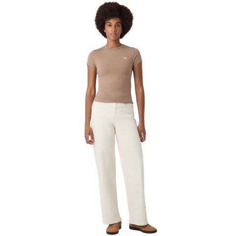 Koszulka damska Fila Trivero beżowa FAW1205 70008