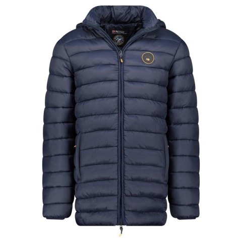 Kurtka męska Geographical Norway AMIGOBADGE LONG HOOD DB NAVY MEN 233 NAVY (WY8852H/GN-MARINE)