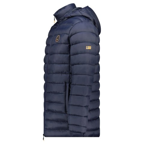Kurtka męska Geographical Norway AMIGOBADGE LONG HOOD DB NAVY MEN 233 NAVY (WY8852H/GN-MARINE)