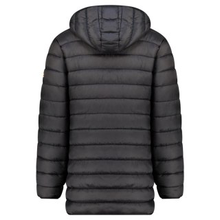 Kurtka męska Geographical Norway AMIGOMAP LONG HOOD DB BLACK MEN 233 BLACK (WZ5085H/GN-NOIR)