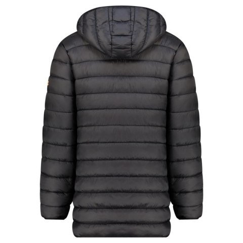 Kurtka męska Geographical Norway AMIGOMAP LONG HOOD DB BLACK MEN 233 BLACK (WZ5085H/GN-NOIR)