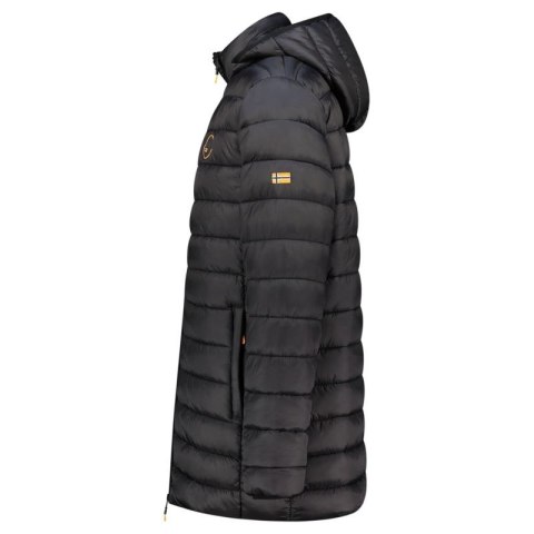 Kurtka męska Geographical Norway AMIGOMAP LONG HOOD DB BLACK MEN 233 BLACK (WZ5085H/GN-NOIR)