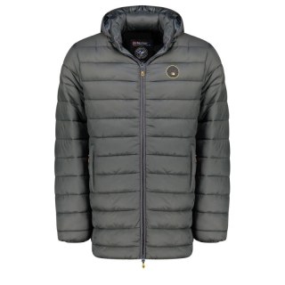 Kurtka męska Geographical Norway AMIGOMAP LONG HOOD DB DGREY MEN 233 DARK GREY (WZ5086H/GN-GRIS FONCÉ)
