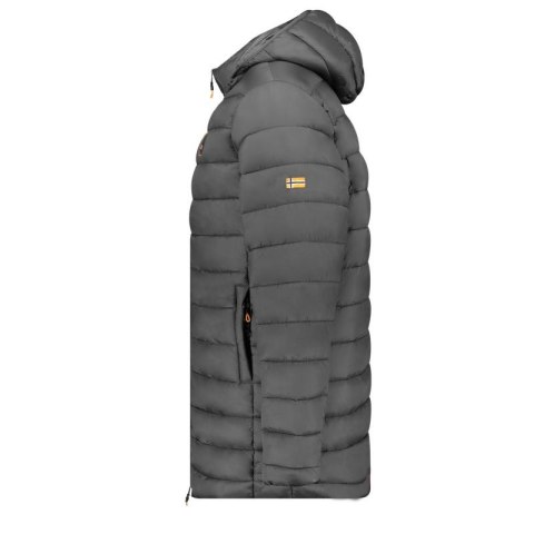 Kurtka męska Geographical Norway AMIGOMAP LONG HOOD DB DGREY MEN 233 DARK GREY (WZ5086H/GN-GRIS FONCÉ)