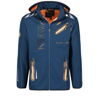 Kurtka softshell męska Geographical Norway ROYAUTE NAVY -ORANGE DB MEN 068 NAVY / ORANGE (WY8028H/GN-MARINE / ORANGE)