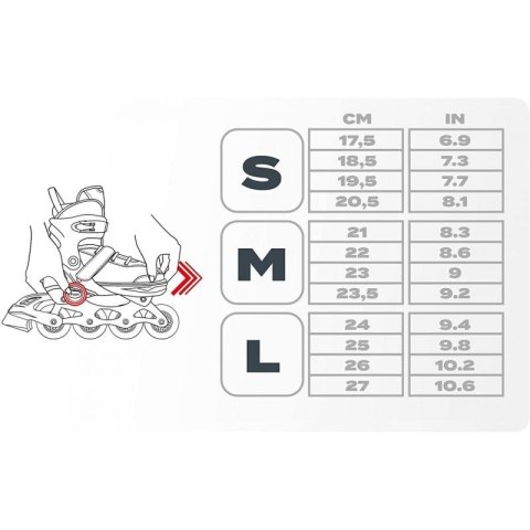 Rolki Meteor 4w1 Blueberry M 34-37 24384