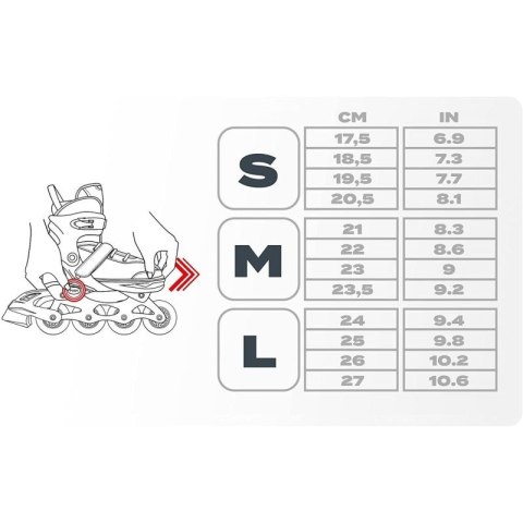 Rolki Meteor 4w1 Blueberry S 30-33 24383