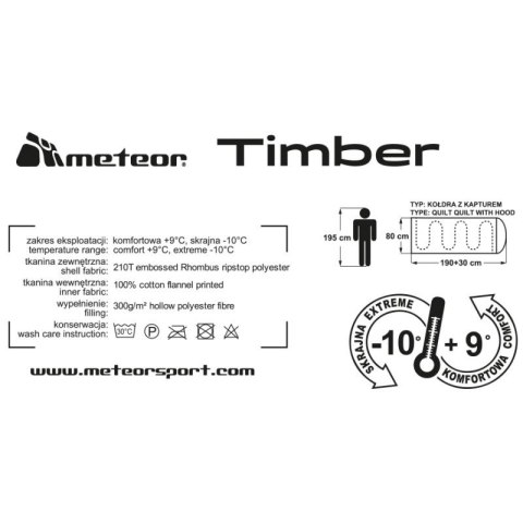 Śpiwór Meteor Timber 81152