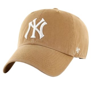 47 Brand New York Yankees MLB Clean Up Cap B-NLRGW17GWS-QLA Brązowe One size