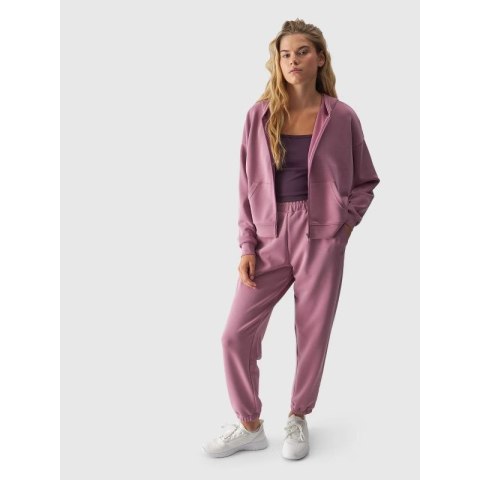 Bluza dresowa rozpinana z modalem damska 4F 4FWAW24TSWSF1341-53S