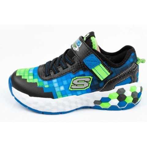 Buty Skechers Minecraft LED Jr 402204L/BBLM