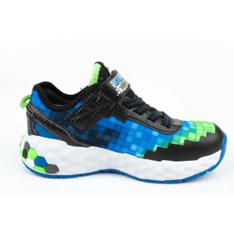 Buty Skechers Minecraft LED Jr 402204L/BBLM