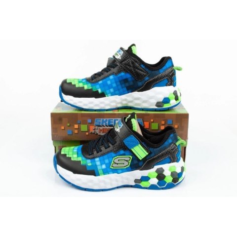 Buty Skechers Minecraft LED Jr 402204L/BBLM
