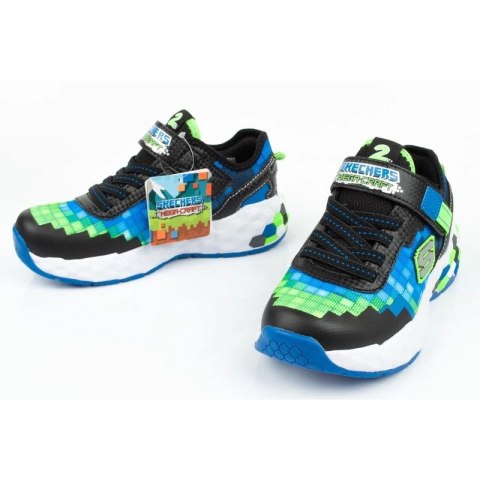 Buty Skechers Minecraft LED Jr 402204L/BBLM