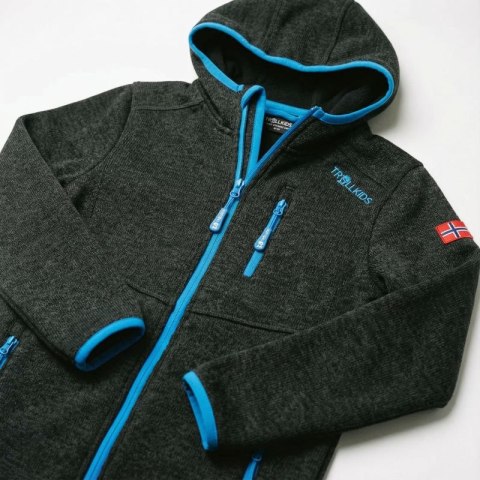 Kurtka polarowa Trollkids Kids Jondalen Jacket XT atlantic Jr 222-605