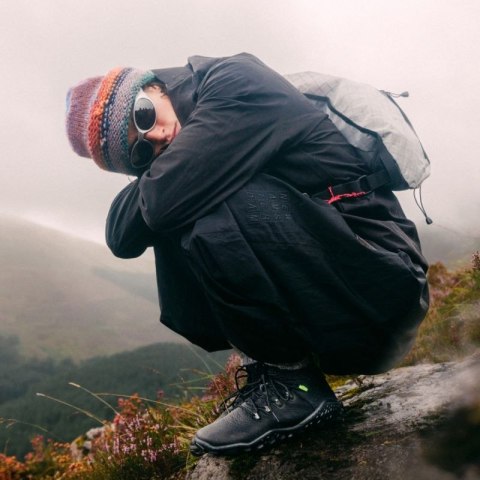 Buty turystyczne Vivobarefoot MAGNA FOREST ESC WOMENS OBSIDIAN/LIME trekkingi minimalistyczne (209082-02)