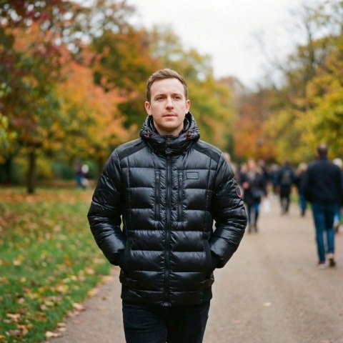 Kurtka męska Geographical Norway BAPTISTE BLACK DB MEN 056 BLACK (WZ8155H/GN-NOIR)