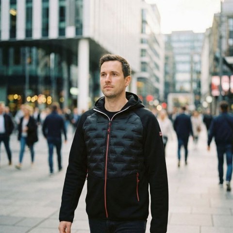 Kurtka męska Geographical Norway COUTO BLACK DB MEN 024 BLACK (WZ8644H/GN-NOIR)