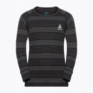 Zestaw bielizny dziecięcej Odlo Set long ACTIVE WARM ECO SET roz. 164cm Czarno-Szary